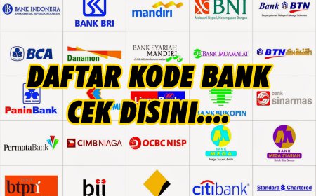 Daftar Kode Bank di Indonesia untuk Transaksi Keuangan