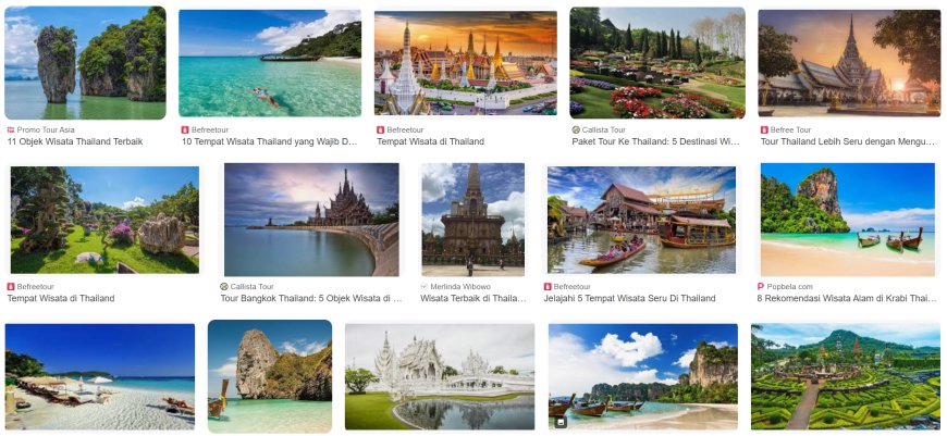 10 Objek Wisata di Thailand: Menyaksikan Keindahan Alam dan Budaya yang Mempesona