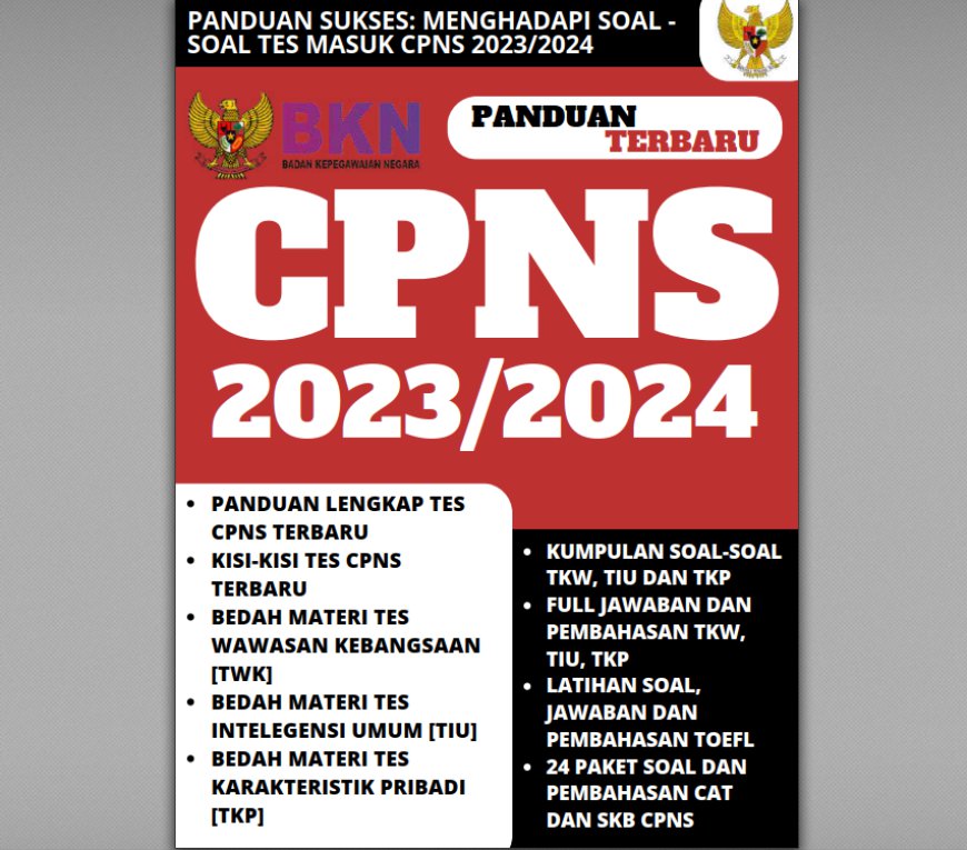 Download Ebook CPNS 2024 PDF melalui Google Drive: Panduan Lengkap Persiapan Ujian