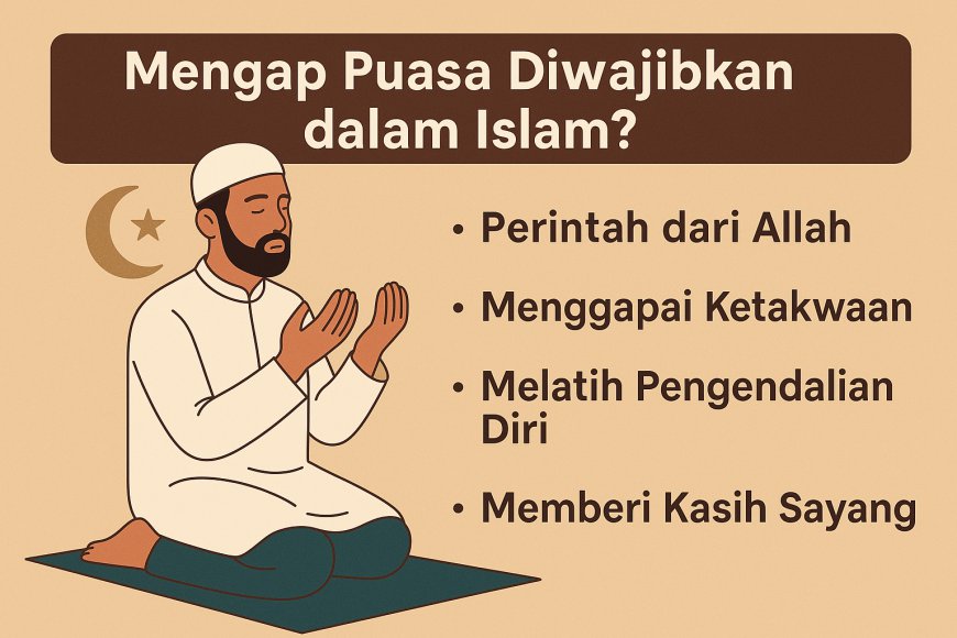 Mengapa Dalam Agama Islam Puasa Diwajibkan? Hikmah dan Manfaatnya