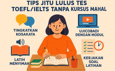 Ingin Lulus Tes TOEFL atau IELTS Tanpa Harus Bayar Kursus Mahal? Ini Solusinya