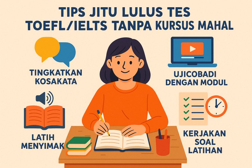 Ingin Lulus Tes TOEFL atau IELTS Tanpa Harus Bayar Kursus Mahal? Ini Solusinya